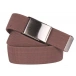 Ремень муж резин зажим текст корич 2467-55