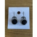 Серьги черный 