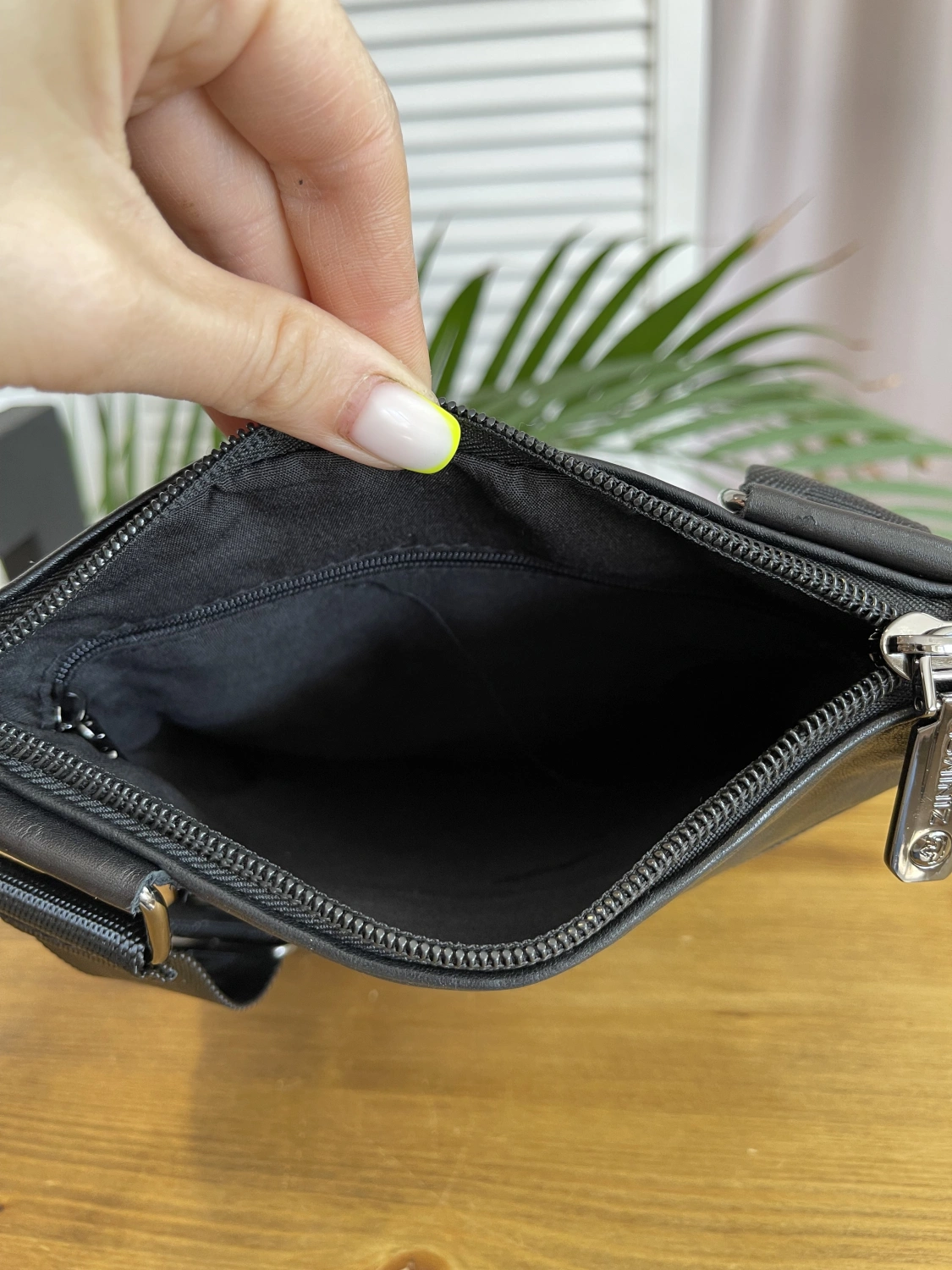 Сумка мужская черный ZINIMSK 6016-1 фото 3