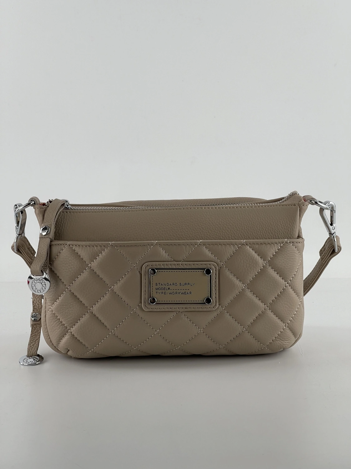 Сумка женская бежевая decoratta 3724-5 фото 5