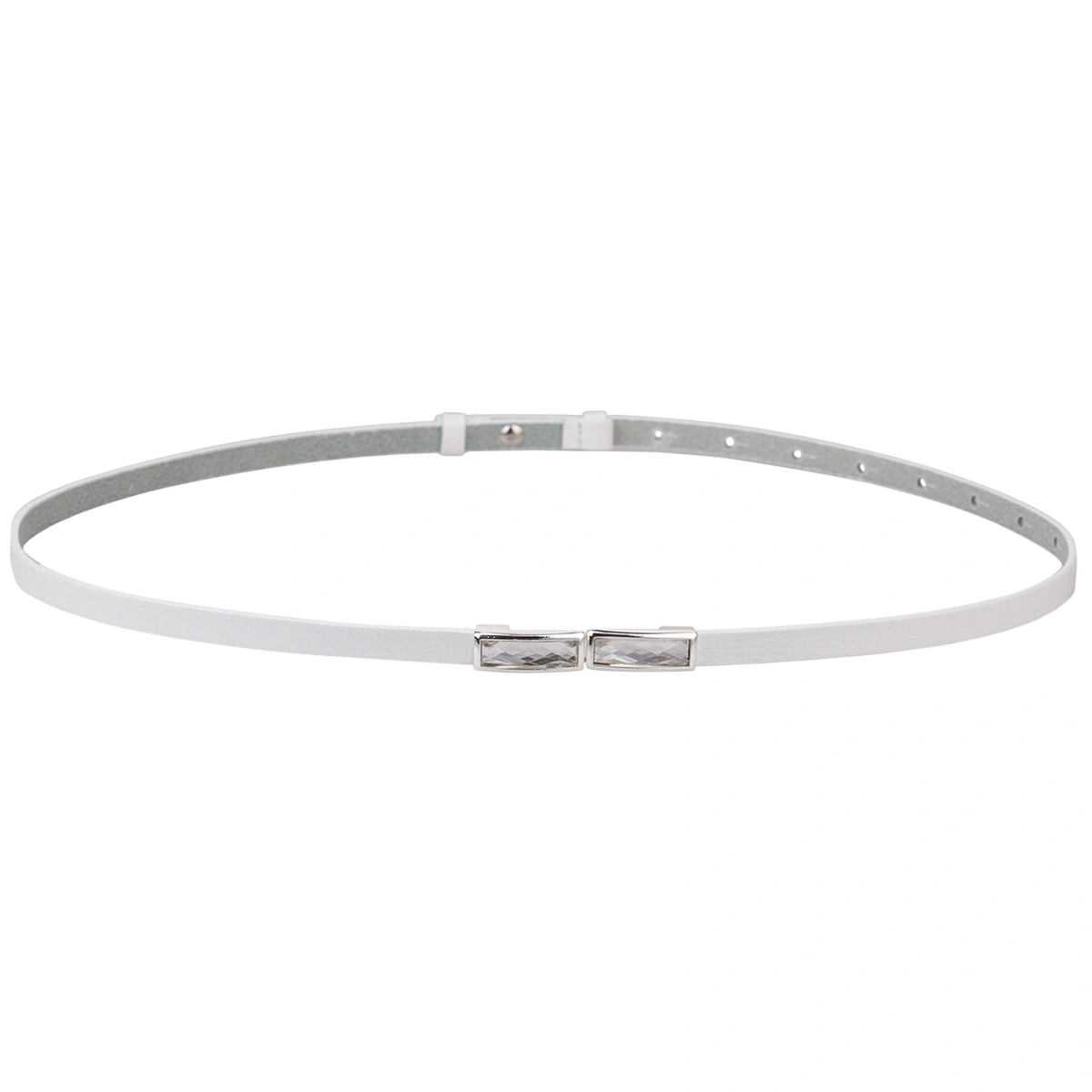 Ремень белый Alexander Ts AT10-23 фото 1