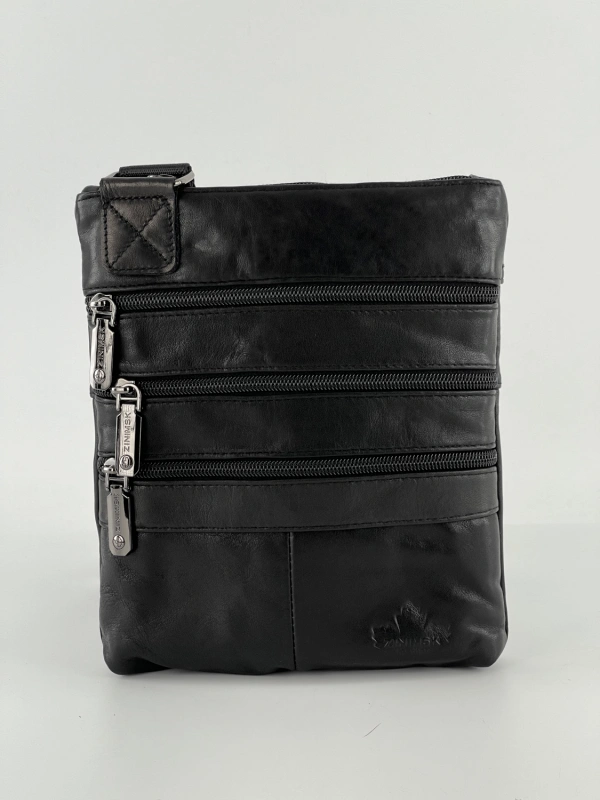 Сумка мужская черный ZINIMSK 6016-1 фото 4