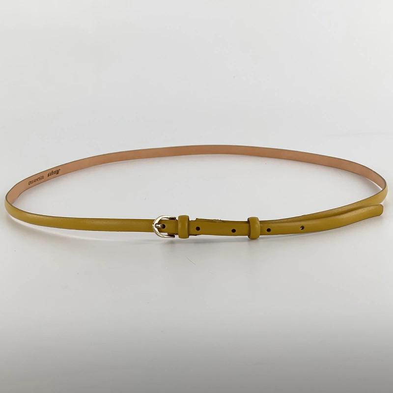 Ремень желтый Mayer D160-10 фото 2