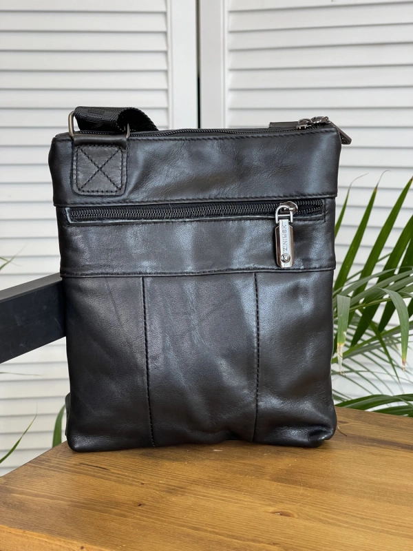 Сумка мужская черный ZINIMSK 6016-1 фото 2