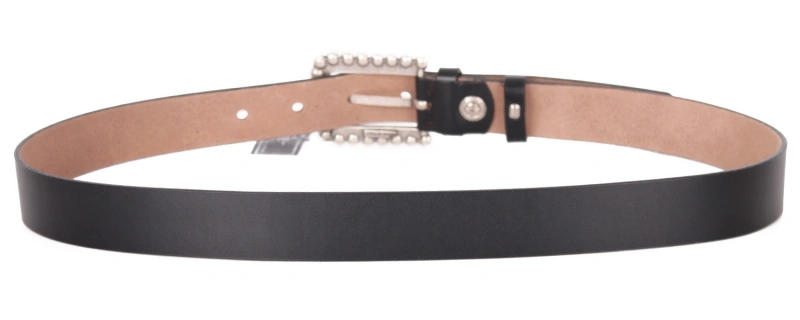 Ремень женский черный 553-27 фото 3